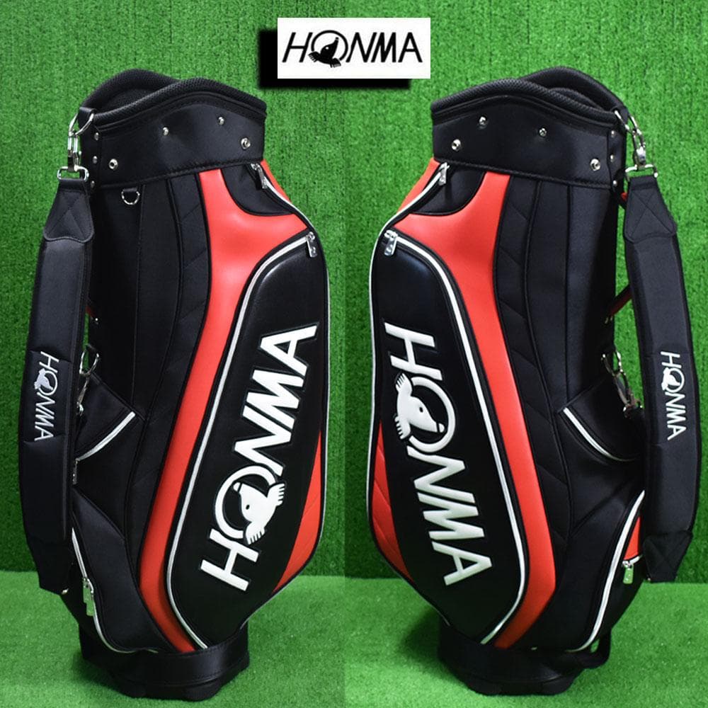 HONMA/ホンマ ゴルフ キャディバッグ9型【ブラック】美品！