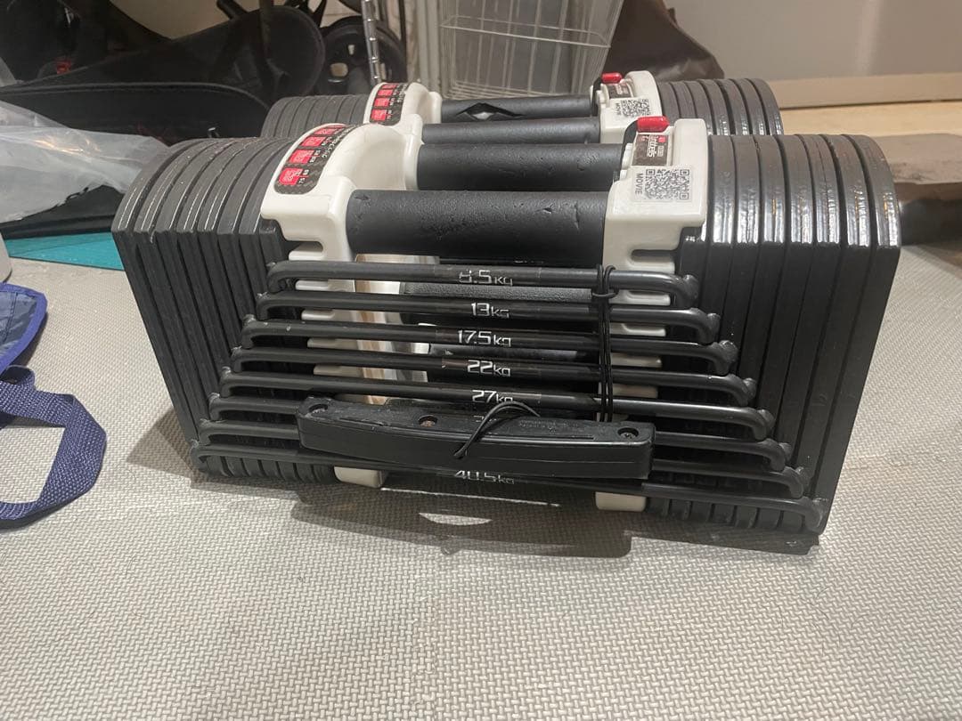 【FIELDOOR】パワーブロック2個セット　可変式ダンベル 最大40kg