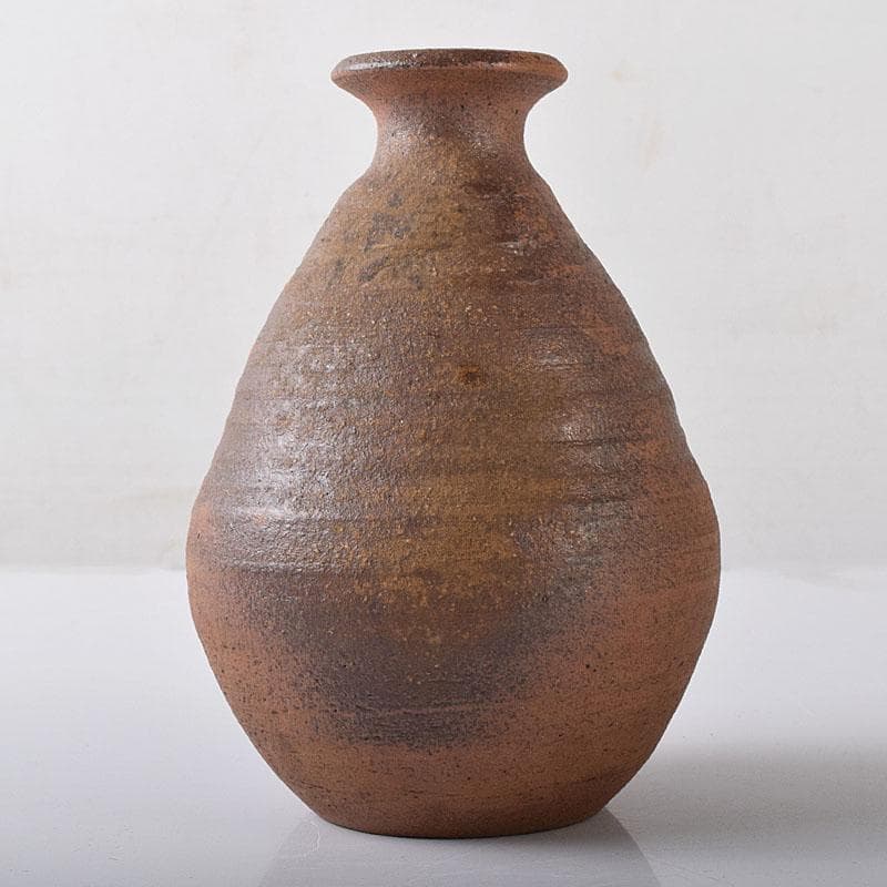 備前焼　人間国宝　山本陶秀作　徳利　共箱　C　R8408