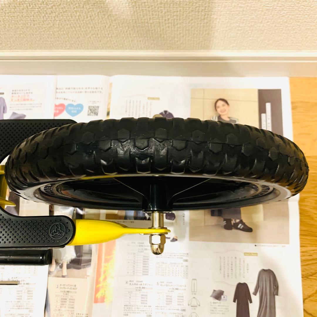 【極美品】STRIDER スポーツモデル 12インチ キッズバイク イエロー