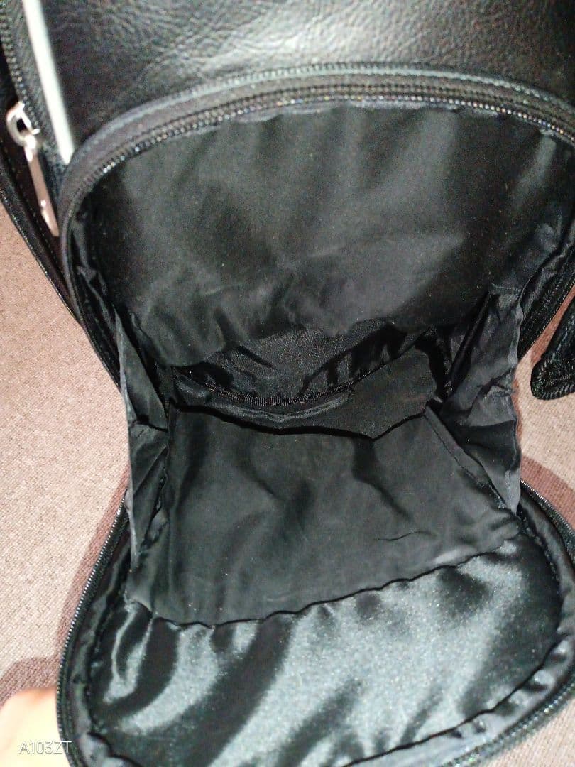 Addidasメンズキャディバッグブラック/レッド フードカバー/ベルト付き