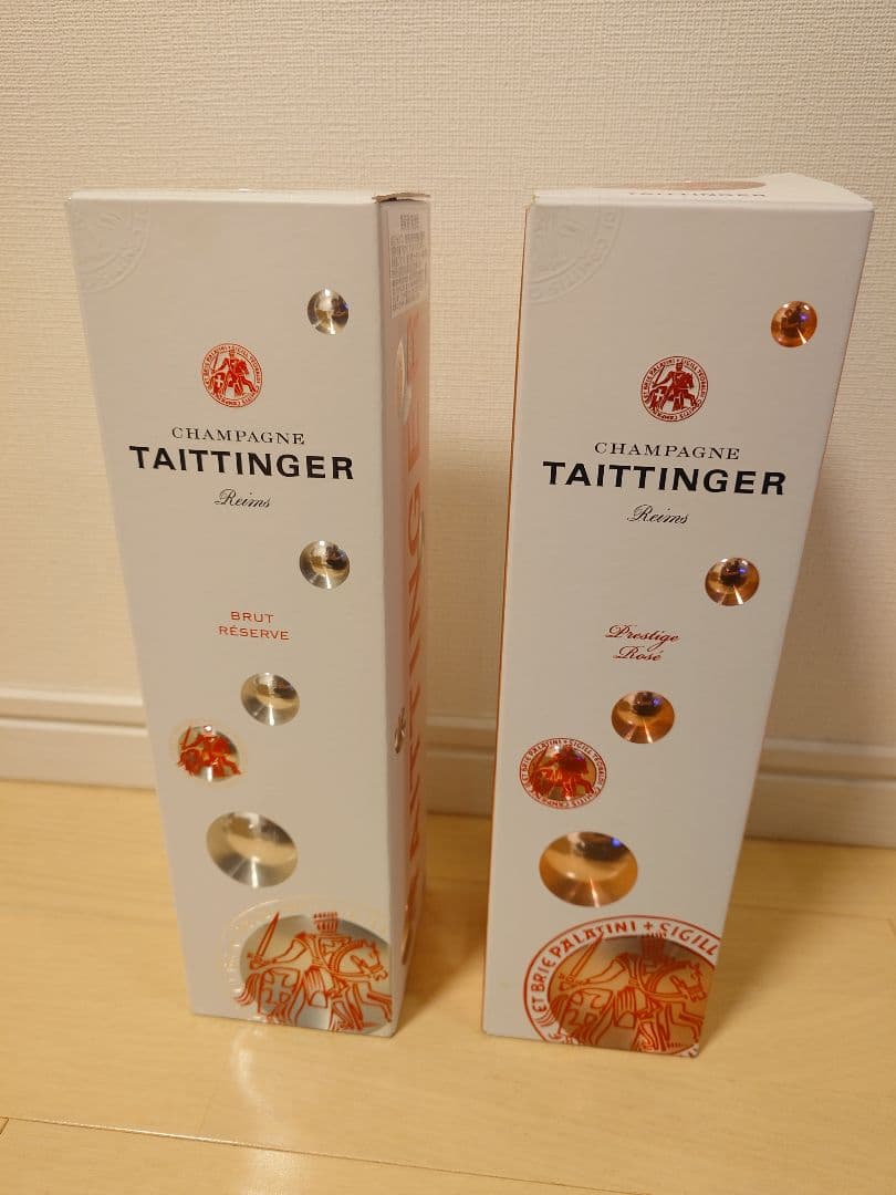 TAITTINGER ブリュット・レゼルヴ & ロゼ 750ml 2本セット