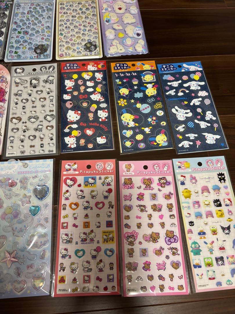 ボンボンドロップシール　しずくちゃん　うるちゅるシール　ウォーターシール　タイル