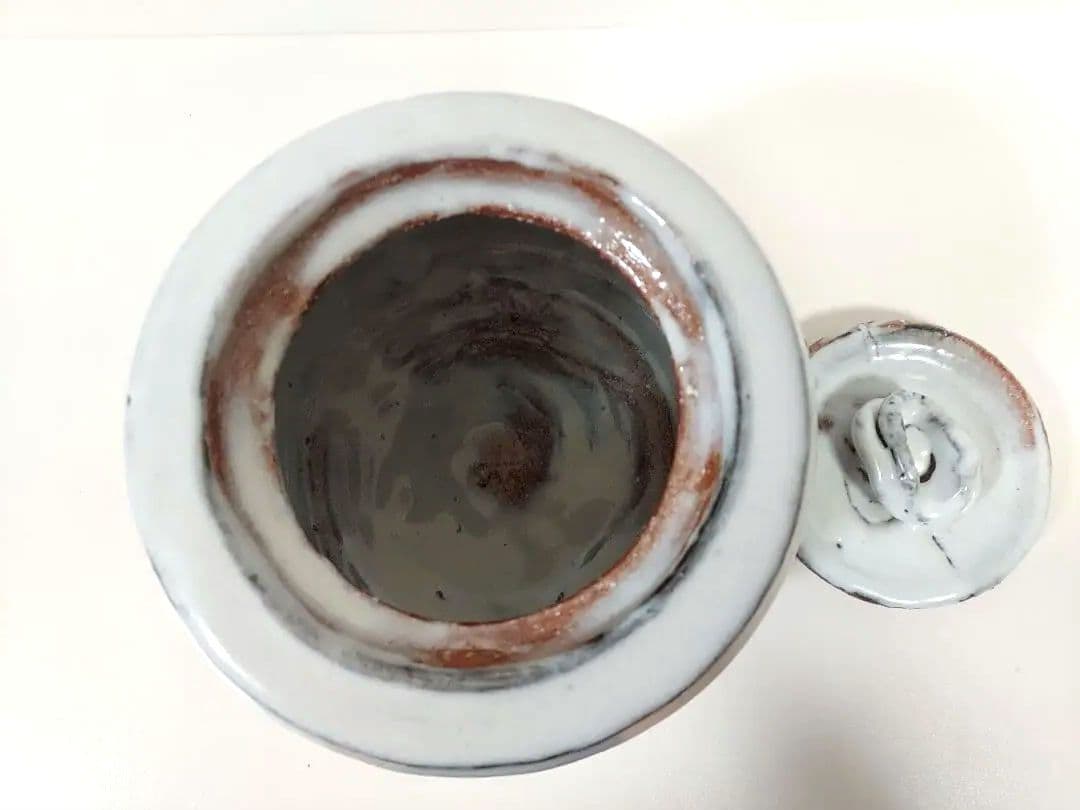 萩焼　茶道具　水指　宇田川玄翁（旧 聖谷作）　木箱付き