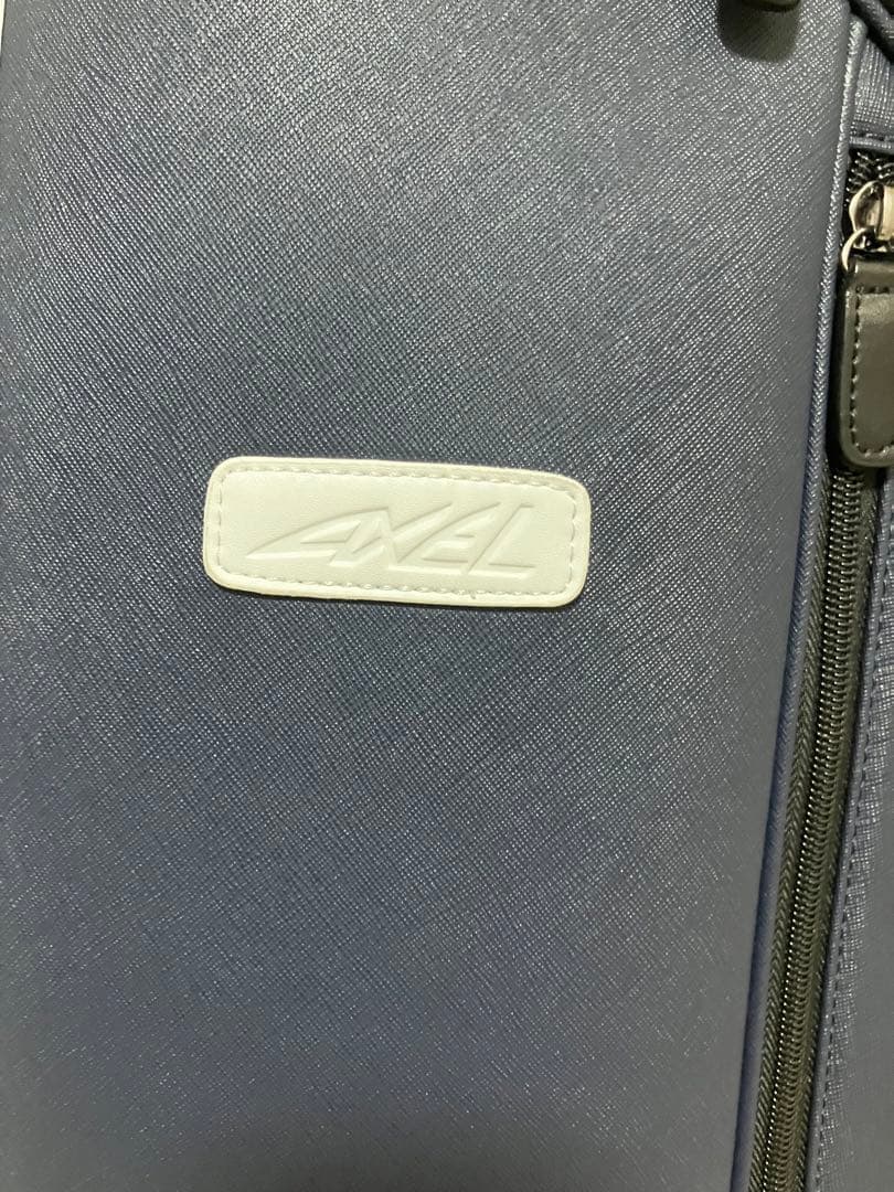 【新品未使用】AXEL ゴルフバッグ ネイビーホワイト