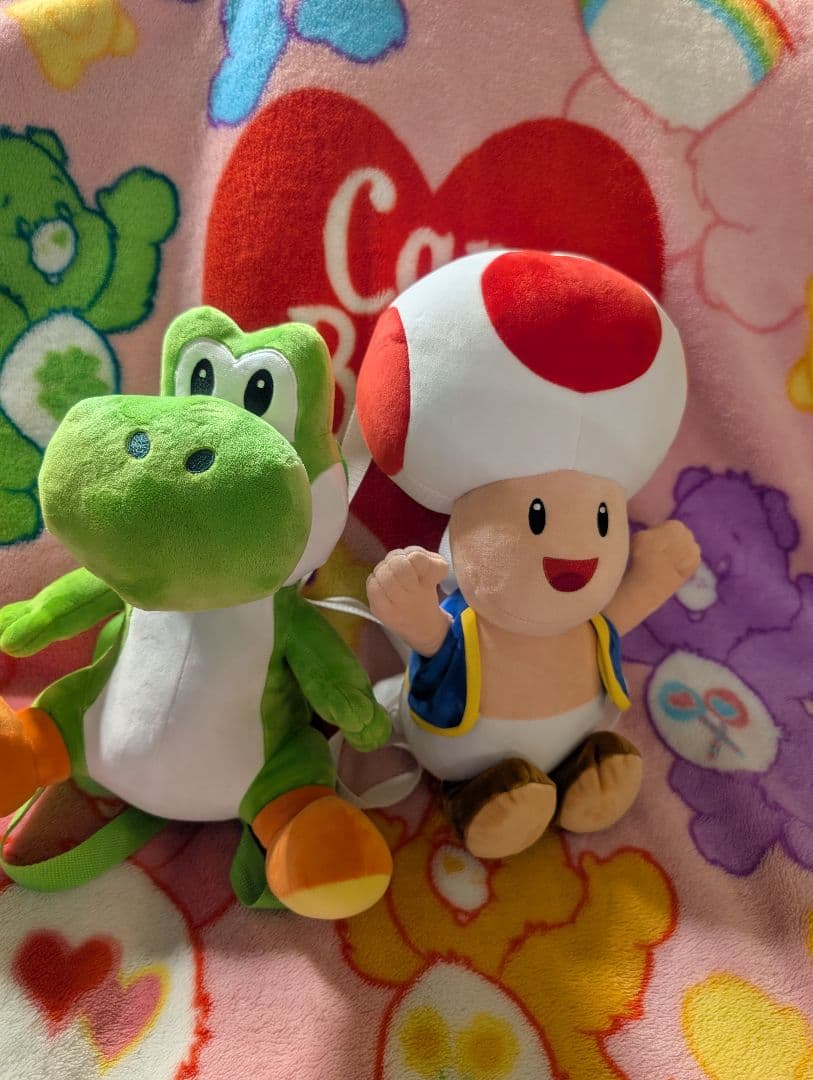 ユニバ　USJ　ヨッシー　キノピオ　　ぬいぐるみリュック　セット