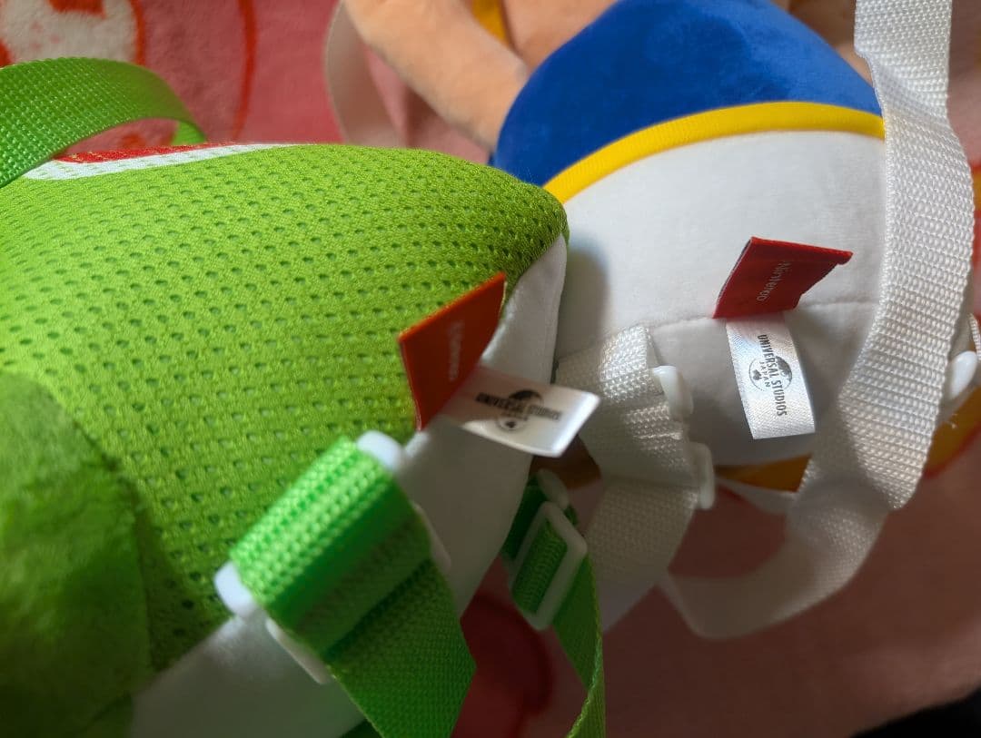 ユニバ　USJ　ヨッシー　キノピオ　　ぬいぐるみリュック　セット