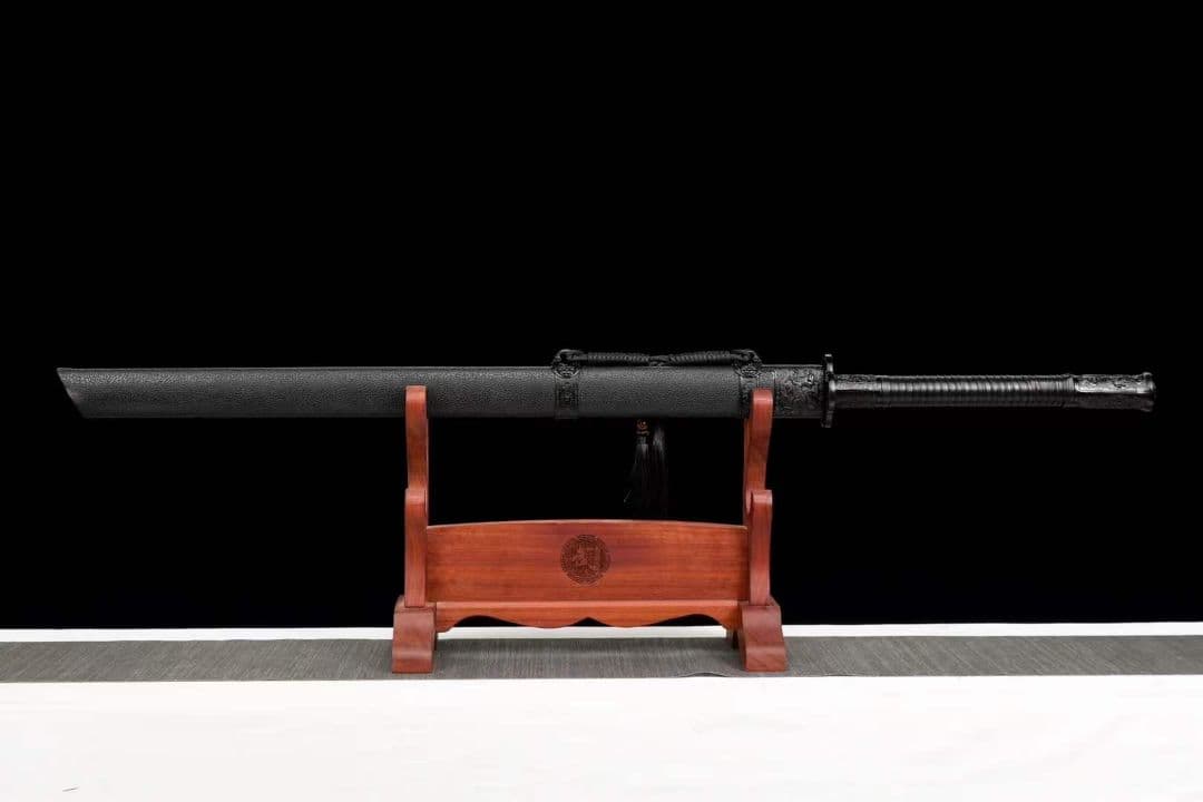 『黒龍唐横刀』 古兵器 武具　刀装具　日本刀　模造刀 居合刀 長尺