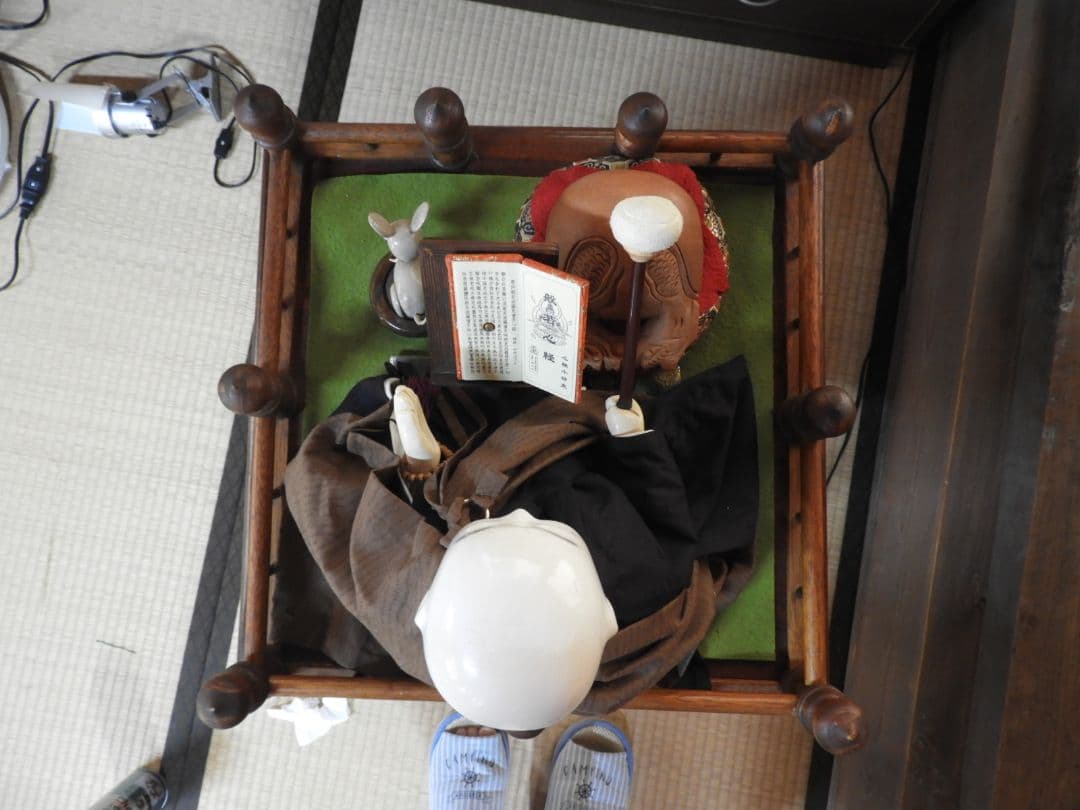 電動座敷からくり「般若心経小坊主」