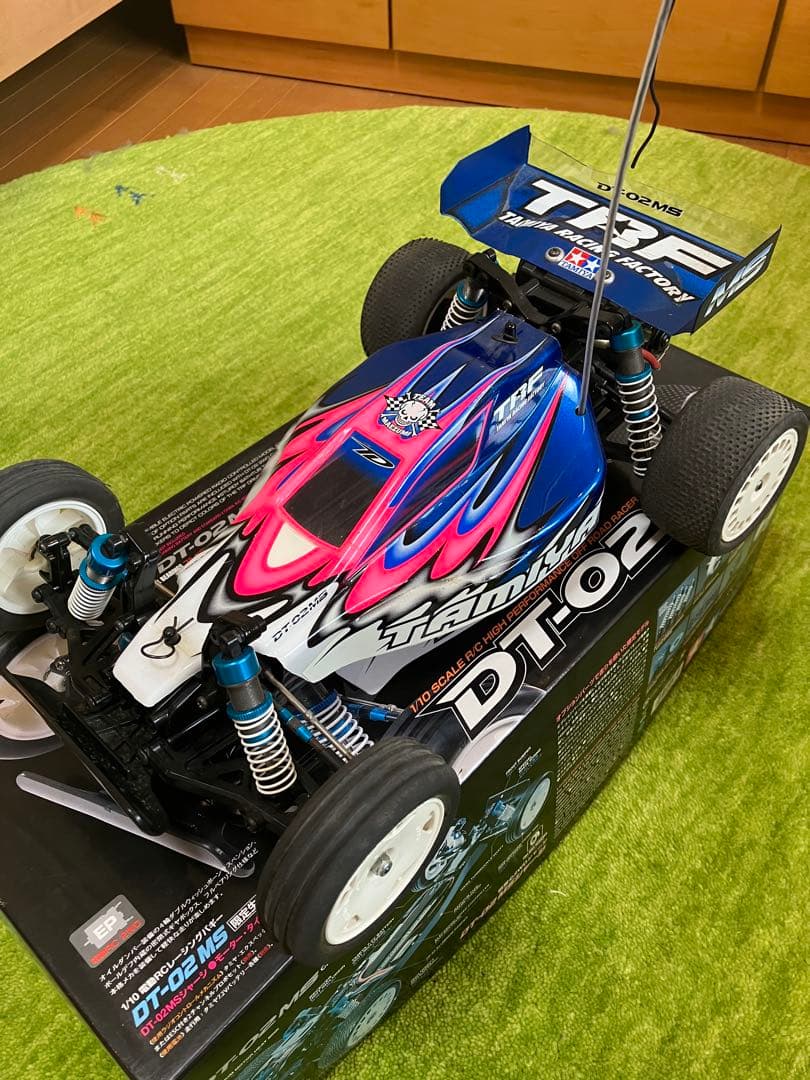 【希少】値下げ タミヤDT-02MS メカ付(サーボ、アンプ、受信機、モーター)