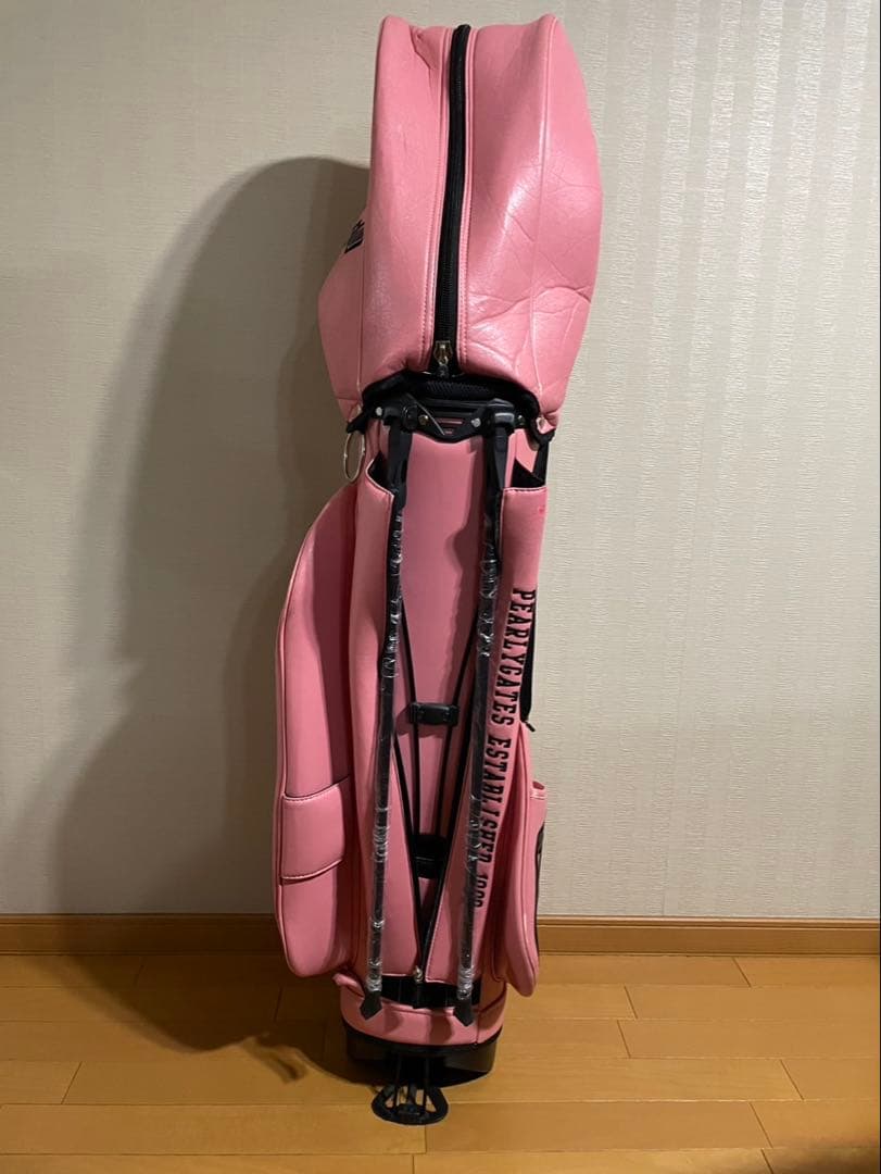 PEARLY GATES キャディバッグ 89 ピンクとヘッドカバー4個