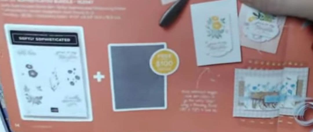 １点限り♡未使用　新作　スタンプ＆エンボスフォルダーセット　スタンピンアップ