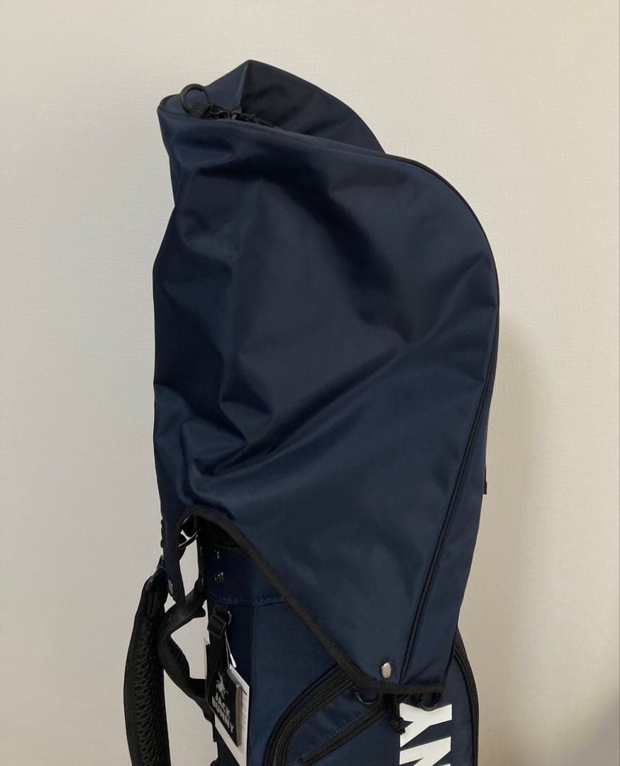 新品 パーリーゲイツ ジャックバニー 定番キャディバッグ 自立型 46インチ 紺
