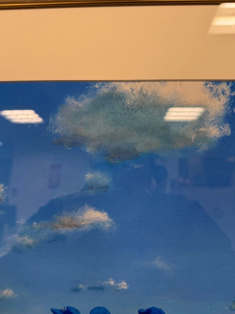 櫻井幸雄　ピンクの雨ぐつ　 絵画　 絵