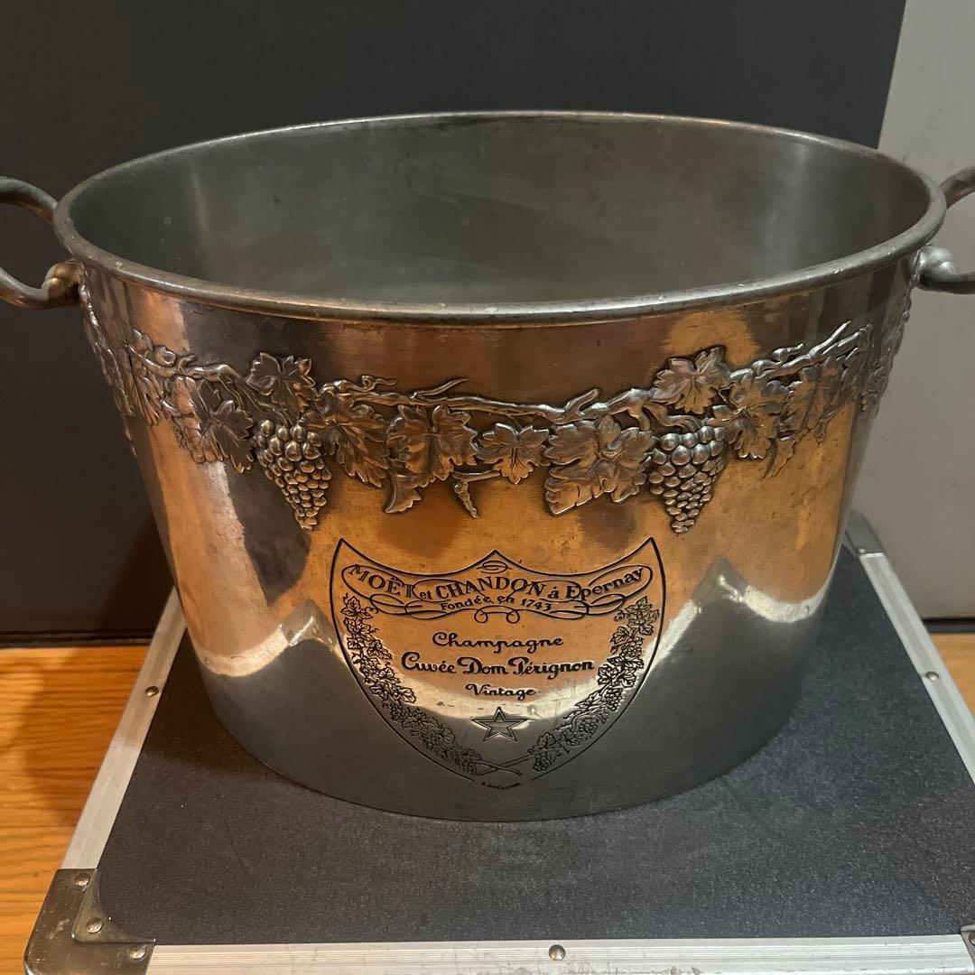 ドンペリニヨン　シャンパンクーラー　錫製