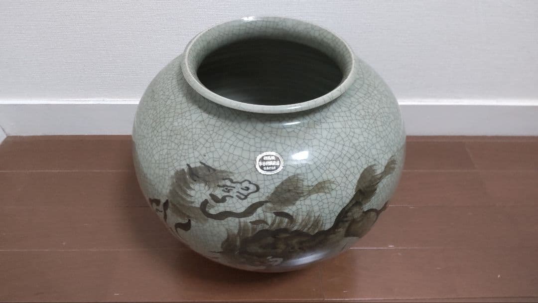 【午年】相馬焼 馬の絵柄 陶器花瓶