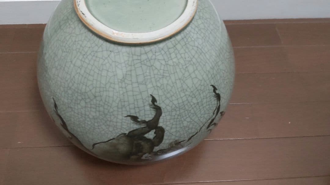 【午年】相馬焼 馬の絵柄 陶器花瓶