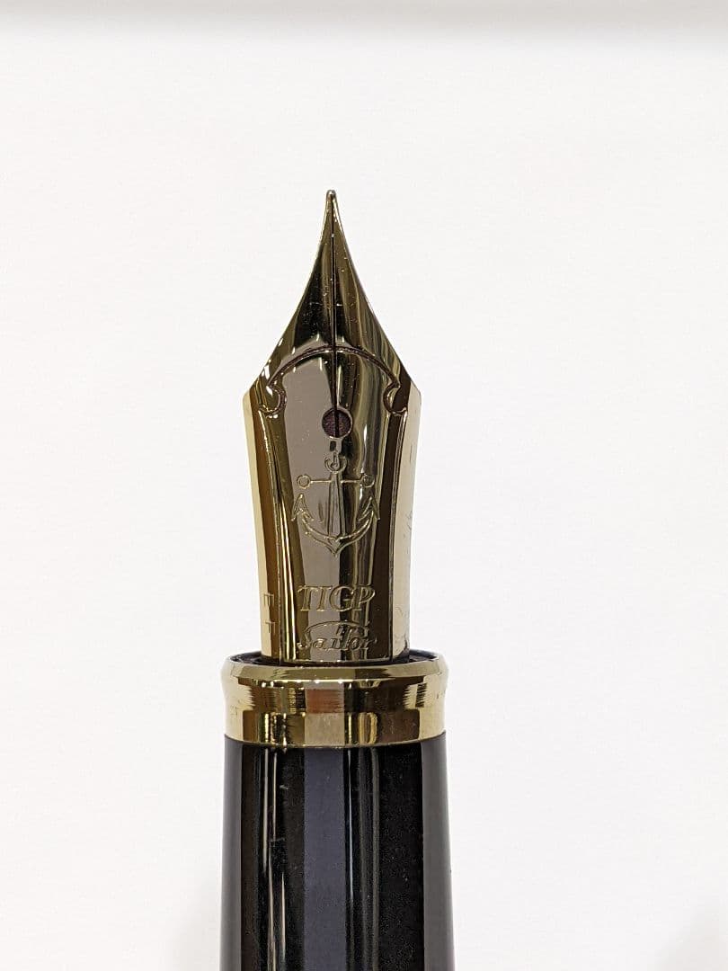 SAILOR セーラー 万年筆 TIGP ブラック ゴールド EF