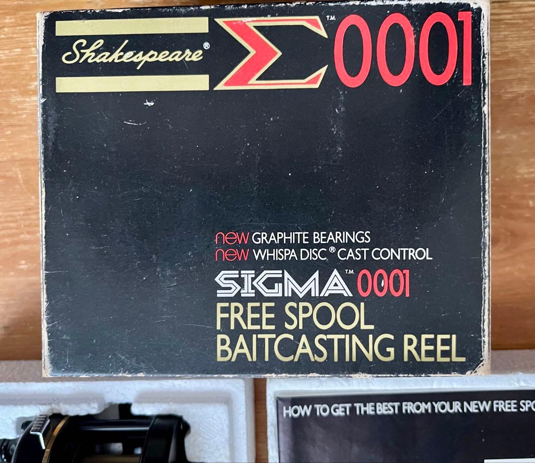 超美品！　レアなビンテージ　シェークスピア　シグマ　0001 ベイトリール CA
