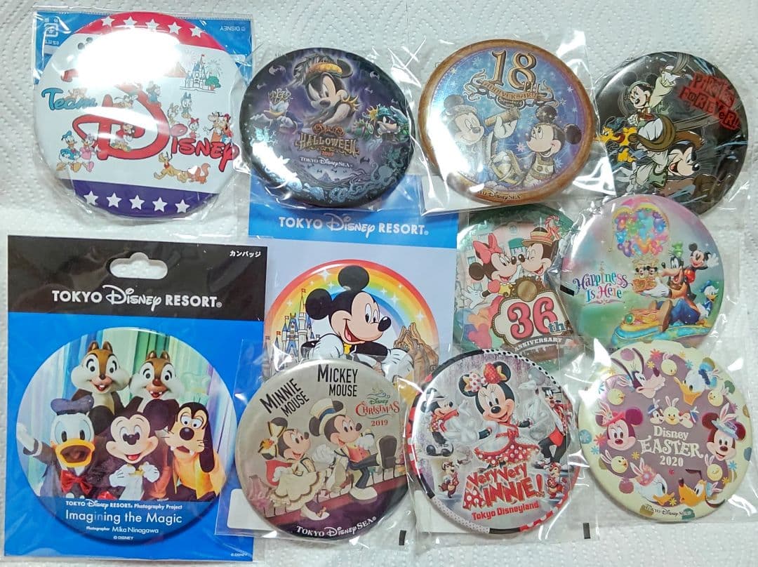 ディズニー　ピンズ、缶バッジ、小物　110点　まとめ売り