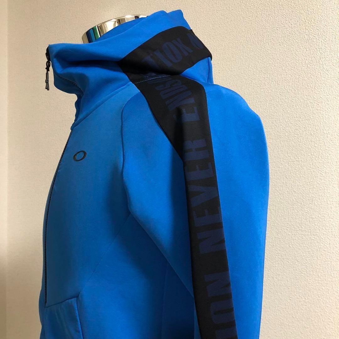 オークリー 2020年モデル ジップアップ ストレッチ パーカー◆ブルー S