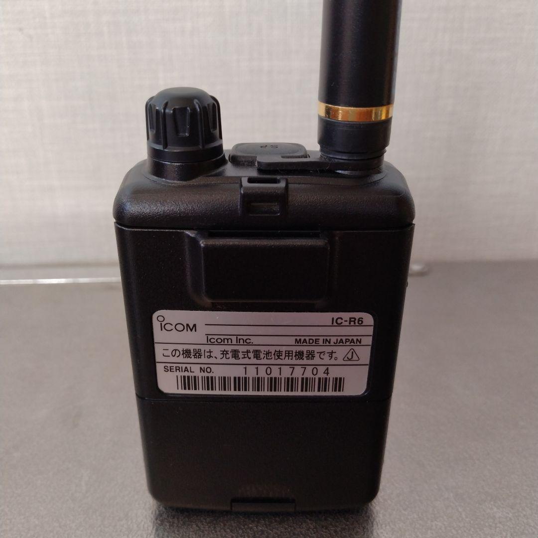 ICOM IC-R6 受信機 DIAMOND SRH805S アンテナ