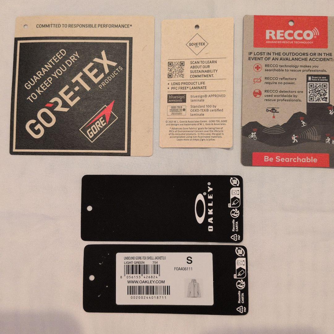 OAKLEY オークリー GORE-TEX ゴアテックス M ライトグリーン
