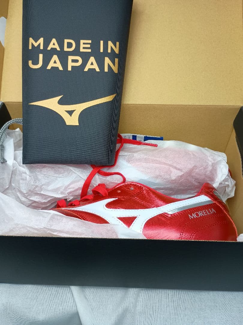 【芸術の赤】 モレリア２JAPAN 日本製 サッカーシューズ パッションレッド