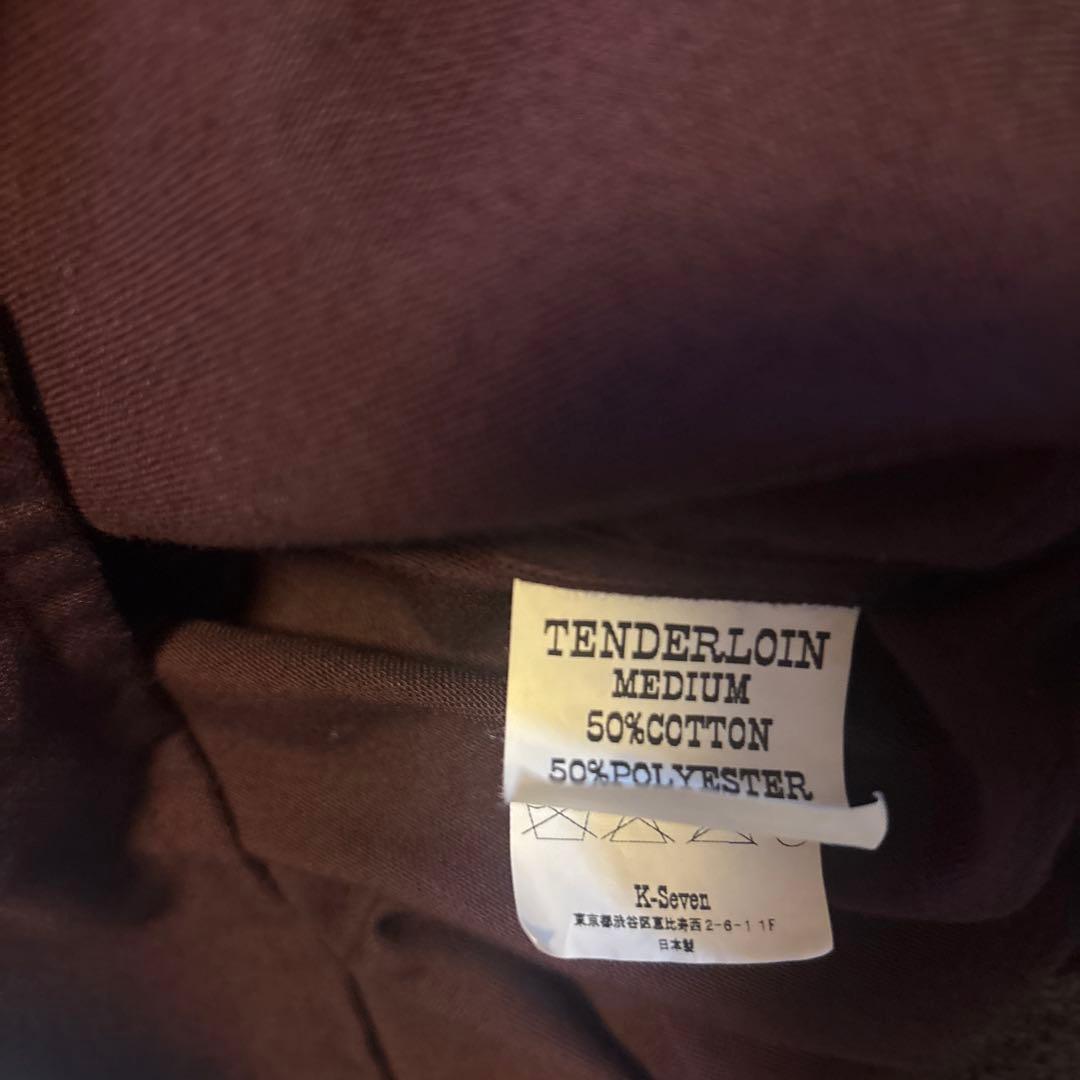 テンダーロイン　ボーリングシャツ　バーガンディ　M