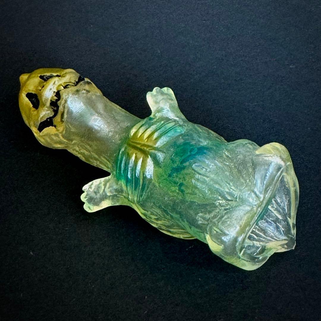 エレガブ ドクロ太郎怪獣シリーズ 【ホネゴン】インディーズ ソフビ 指人形 金