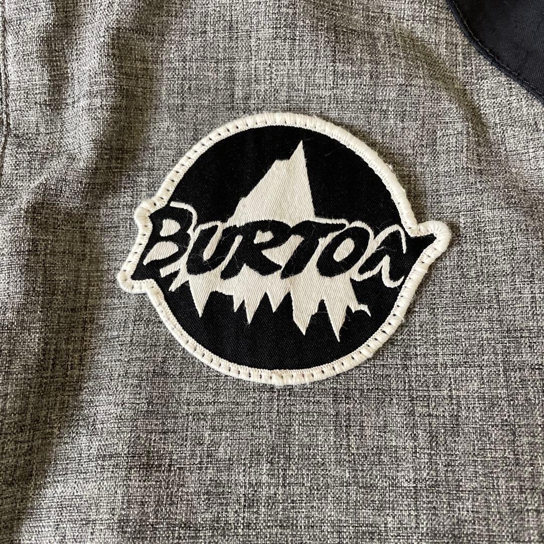 Burton スノーボードウェアセット グレーとグリーン　キッズMサイズ