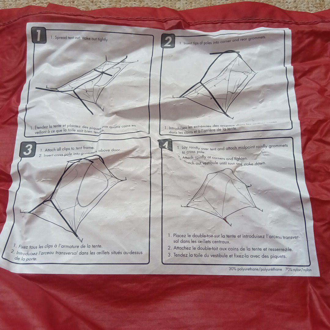 MSR FREELITE 1 フリーライト1 フットプリント付き