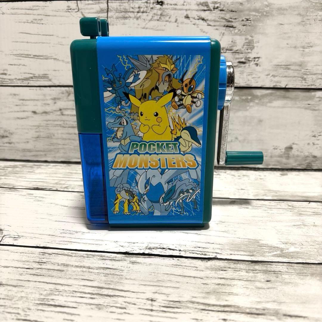ポケットモンスター　手動　鉛筆削り　ショウワ　平成レトロ