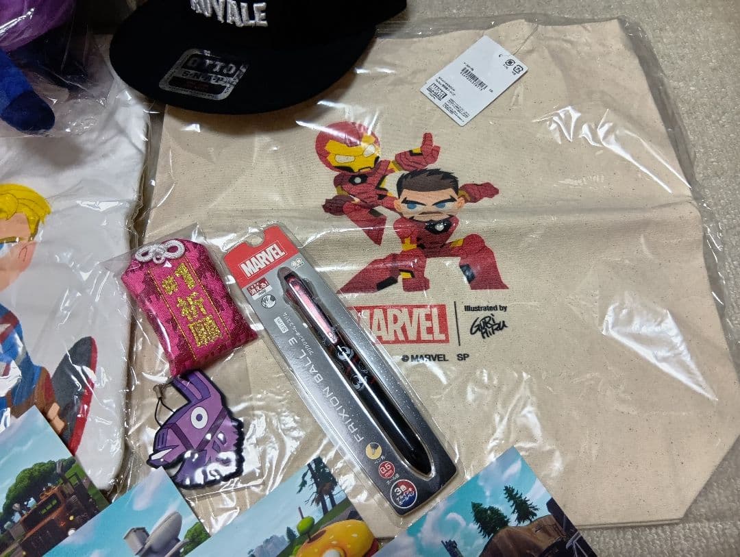 フォートナイト MARVEL Twitter 懸賞 ノベルティグッズ 1式