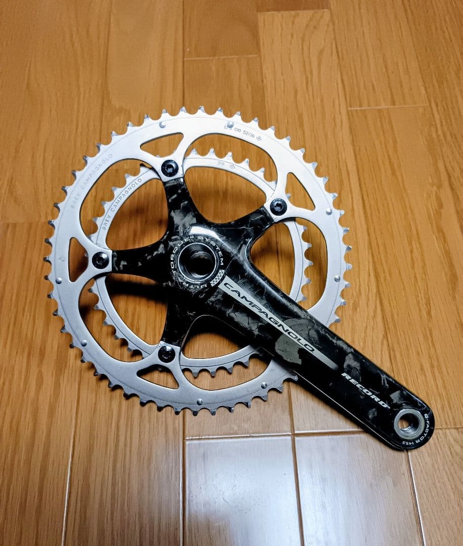 【美品】カンパニョーロ レコード クランク52/39（10速）※匿名配送