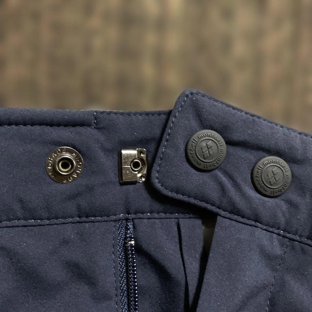 モンベル　パウダーステップパンツ　レディース　M 袋付き　ネイビー　良品