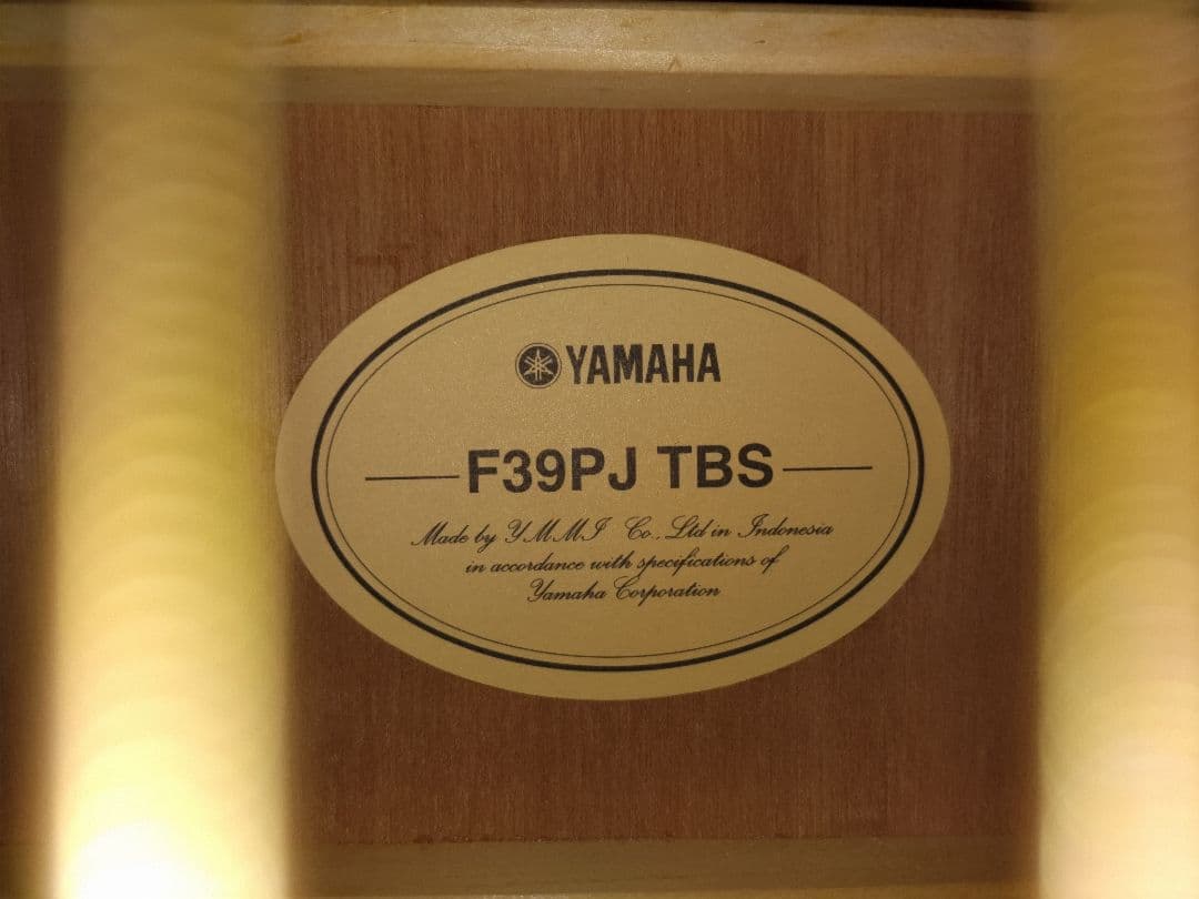 YAMAHA アコースティックギター F39PJ TBS ヤマハ