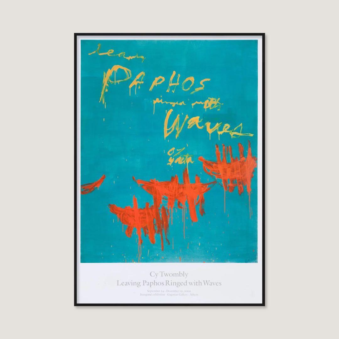 新品正規品 Cy Twombly サイトゥオンブリー カゴシアン 希少ポスター
