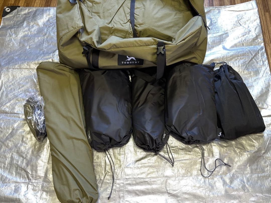 tomount トモント オリーブグリーン 収納バッグ付き