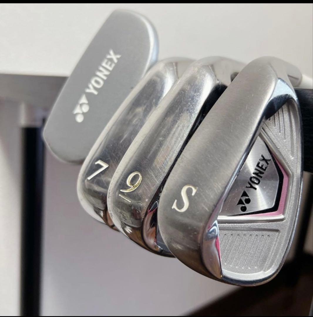 YONEX ジュニア ゴルフクラブセット(7本) J135 ピンク