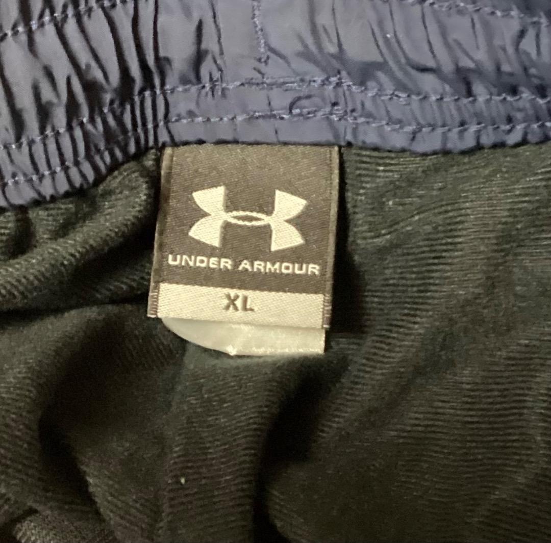 法政大学ラグビー部　XL ヤッケ上下　ネイビー　アンダーアーマー　ウォーマ