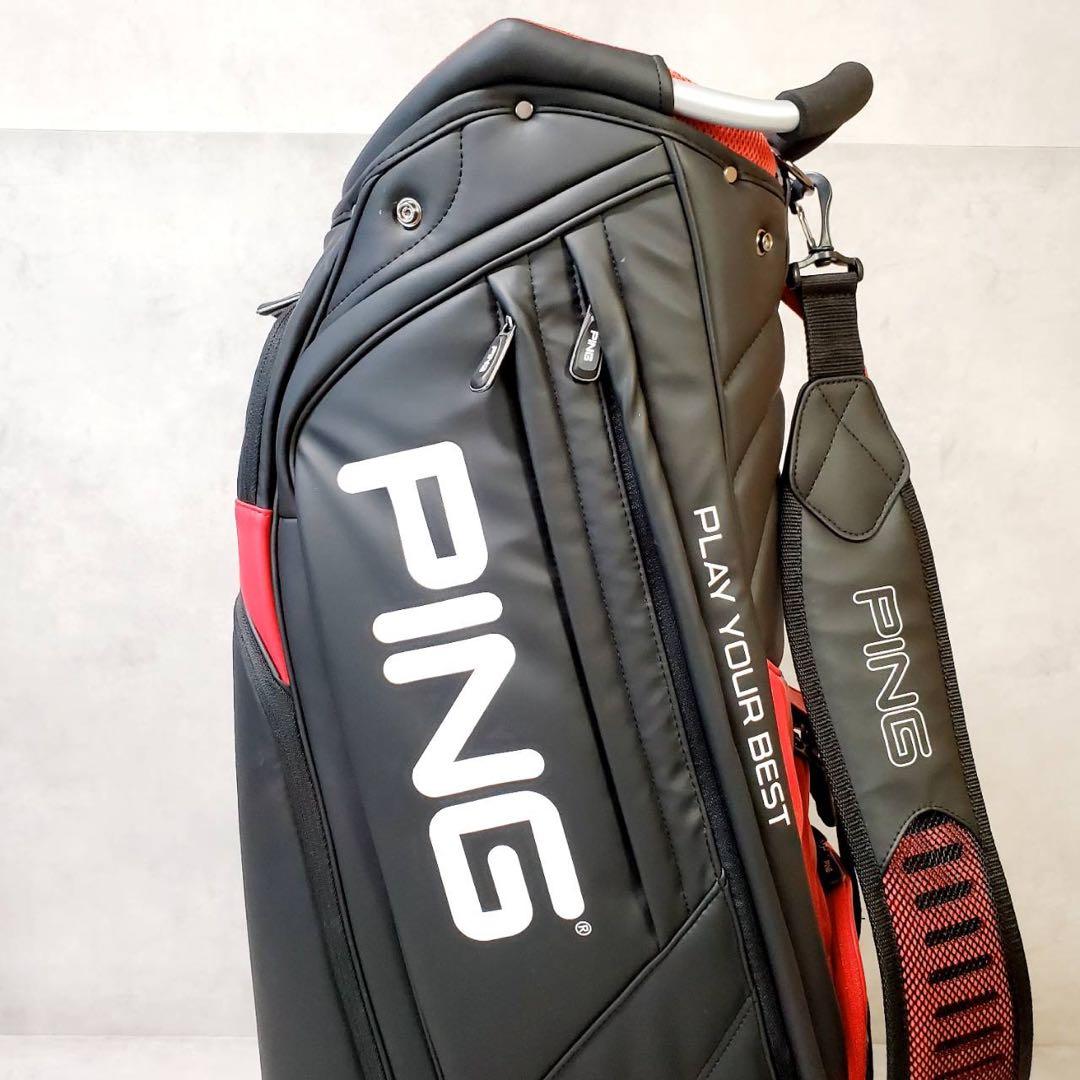 【美品】PING ピン キャディバッグ ゴルフバッグ 9.5型 5分割