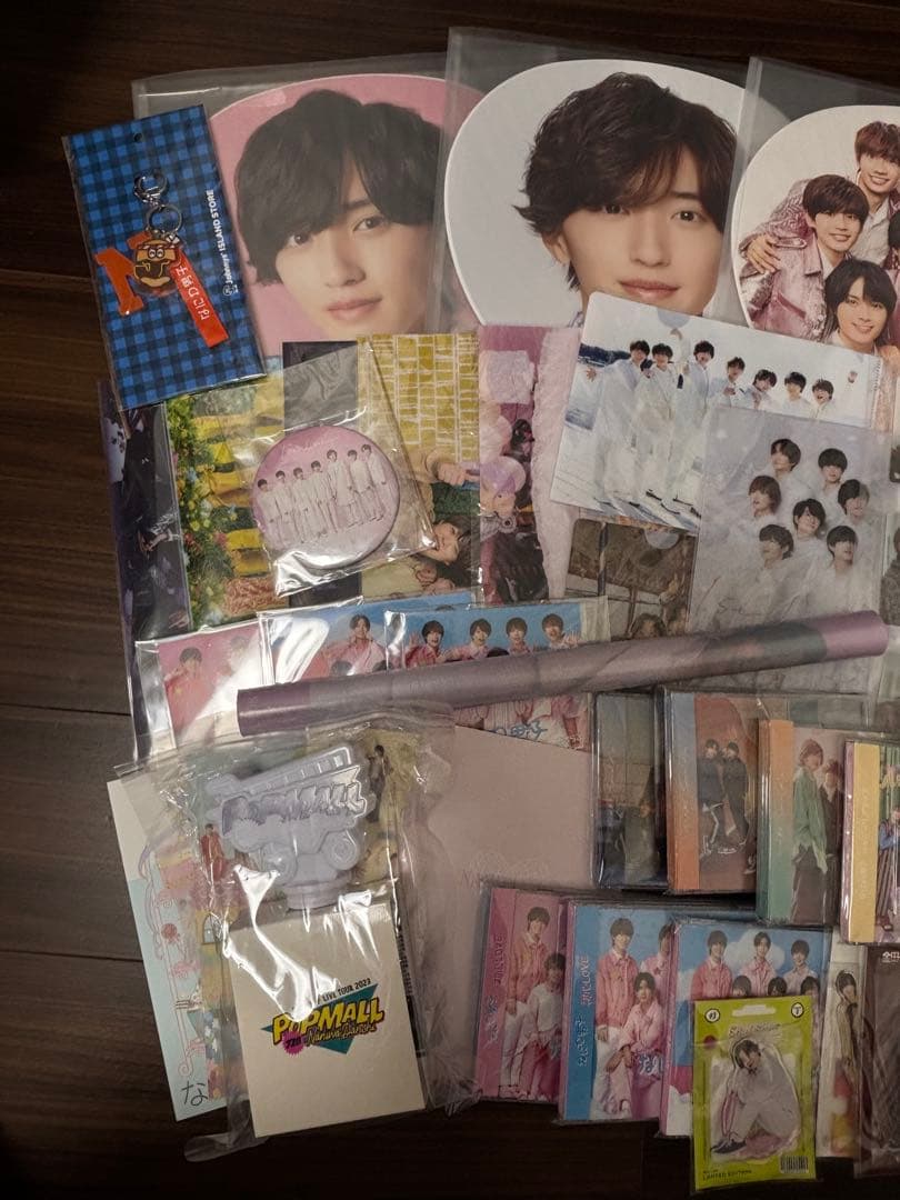 なにわ男子　道枝駿佑　アクスタ　うちわ　ちびぬい　cd まとめ売り