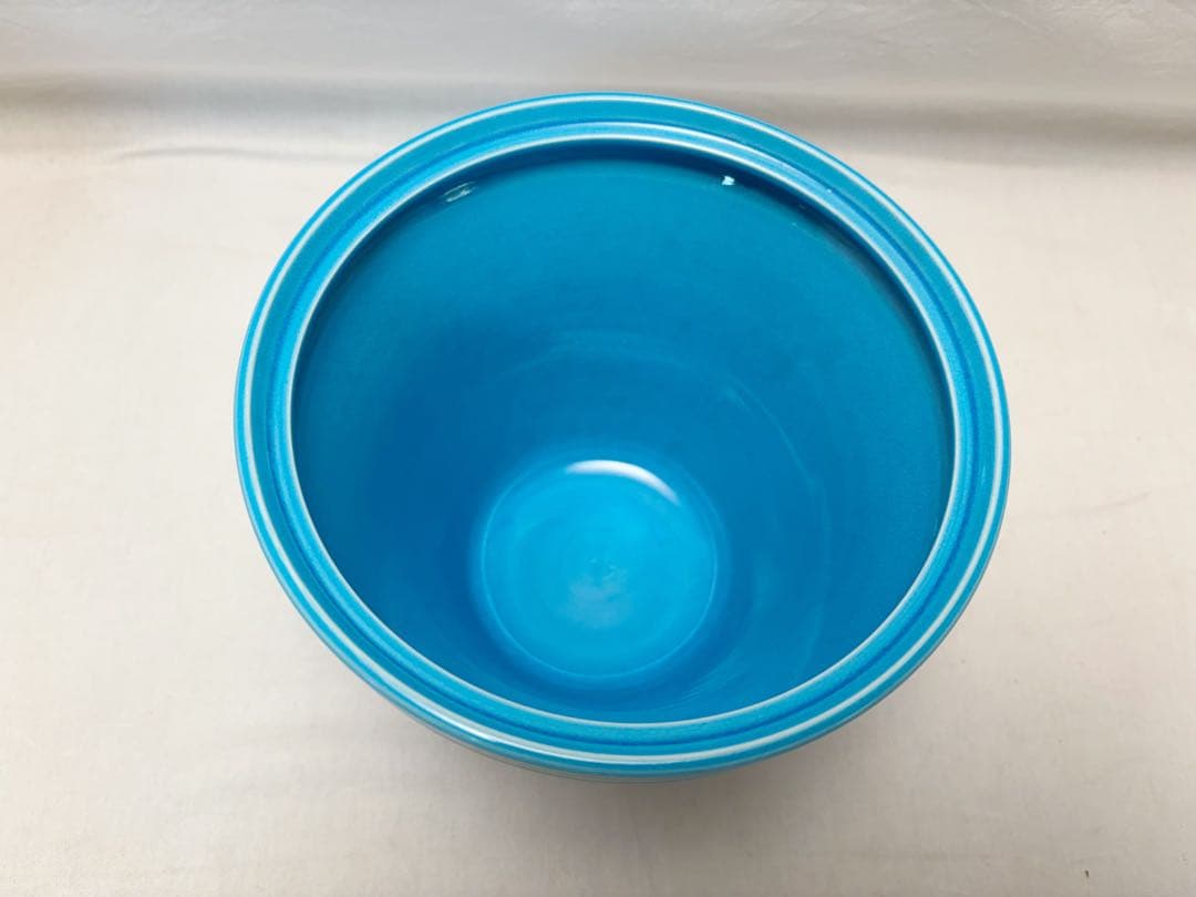 未使用 茶道具 御室窯 浅黄交趾 末広水指 水差し 陶印 共布 共箱