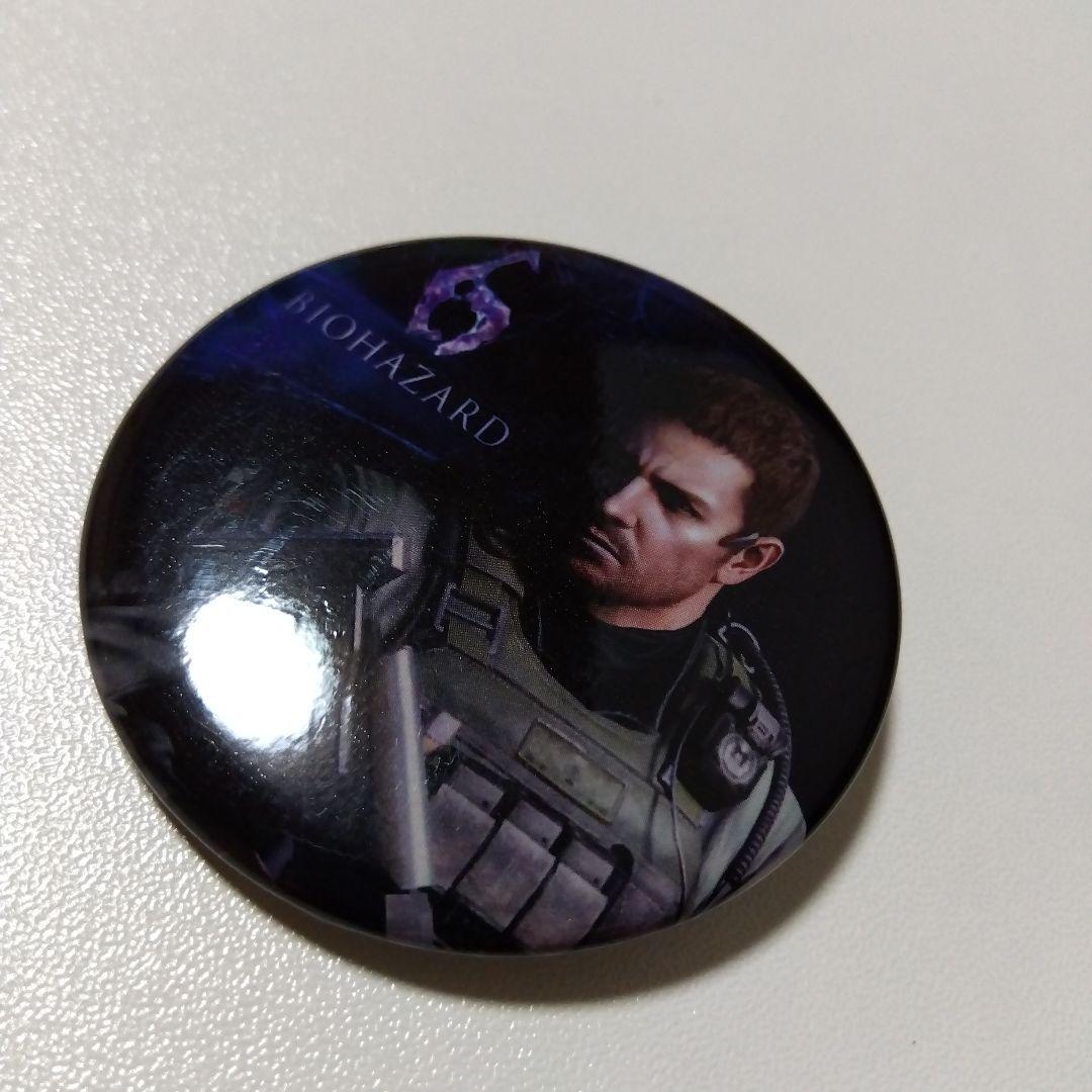 【バイオハザード】クリス パセラ カプコンバー 特典 缶バッジ