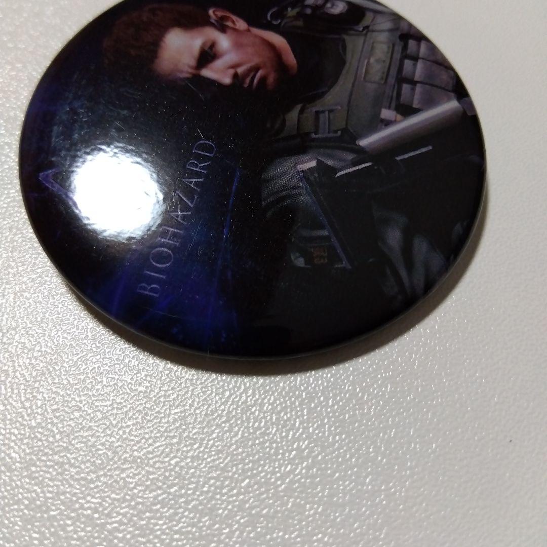 【バイオハザード】クリス パセラ カプコンバー 特典 缶バッジ