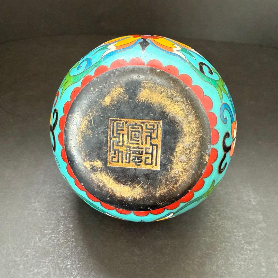 中国美術　七宝香炉　送料込み