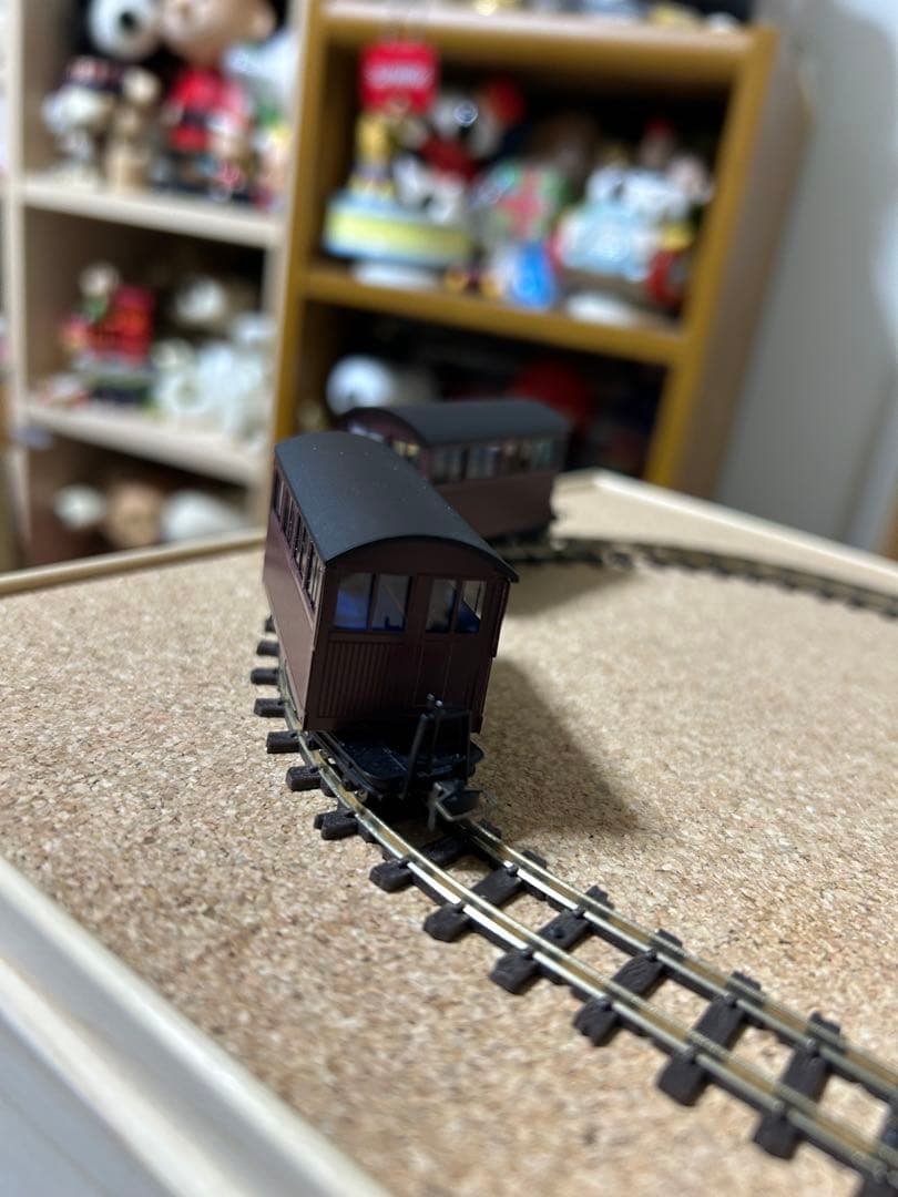 エンドウ　HOナロー 木曽森林B型客車 2両　難あり