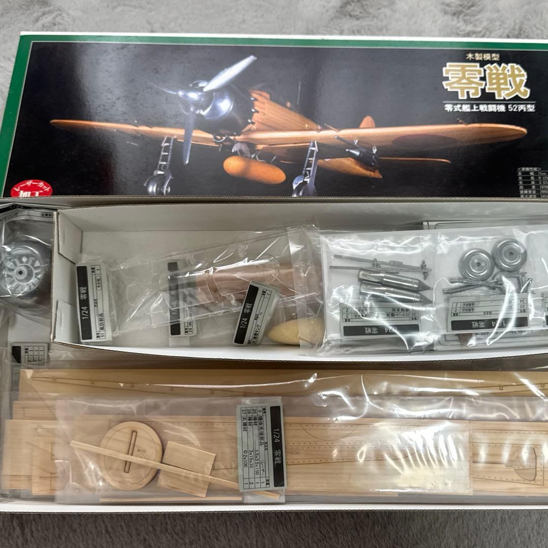 WoodyJOE 木製模型　零戦　零式艦上戦闘機 52丙型　1/24