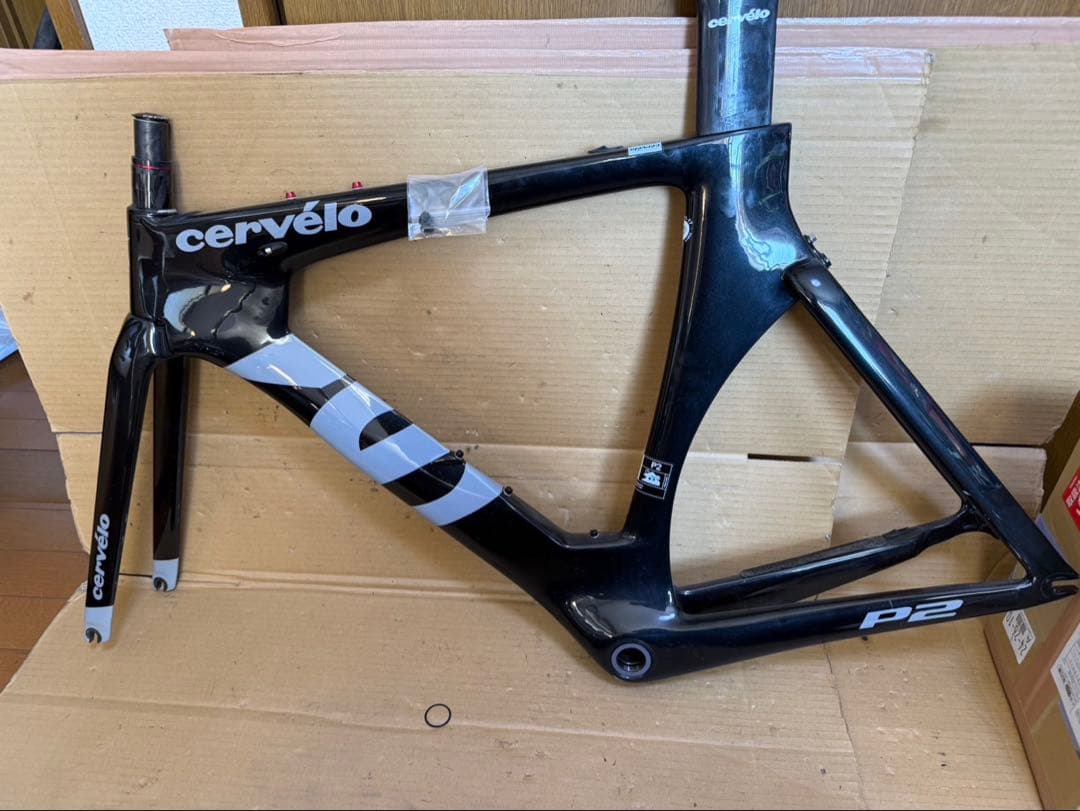 cervelo p2 カーボンフレーム TTバイク フレームセット